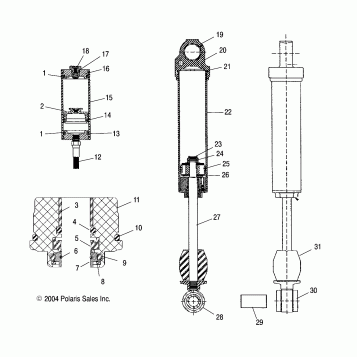 SHOCK (REAR TRACK)(M-10) - S05NE5CS/NE6ES (4992749274C14)