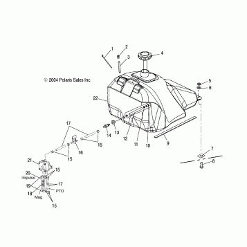 GAS TANK - S05NJ5BS/A (4992769276A06)