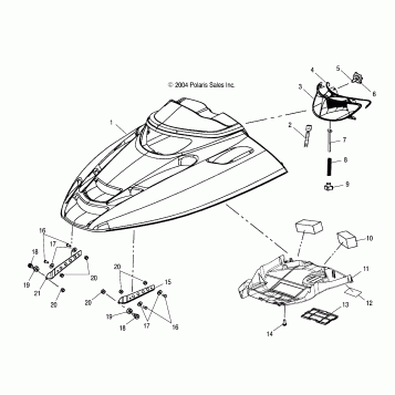 HOOD - S05NJ5BS/A (4992769276A09)