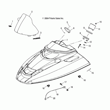 HOOD - S05NJ5BS/A (4992769276A10)