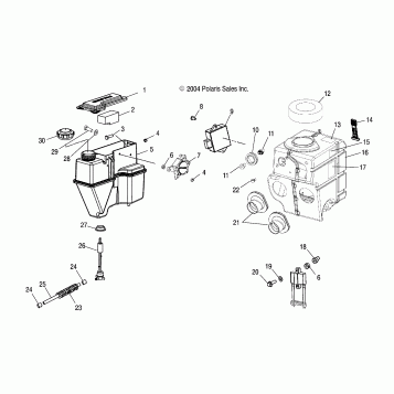 OIL TANK/AIRBOX - S05NJ5BS/A (4992769276C06)