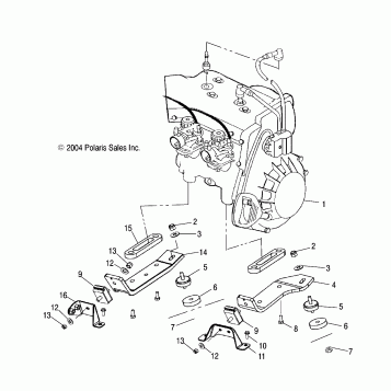 ENGINE MOUNTING - S05NJ5BS/A (4992769276C08)