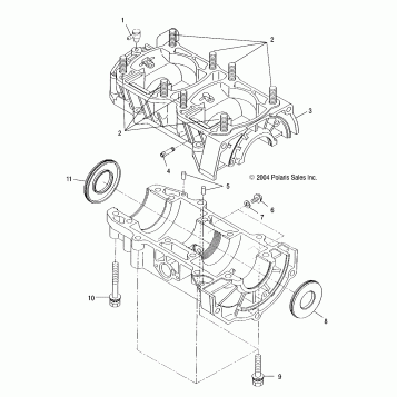 CRANKCASE - S05NJ5BS/A (4992769276C09)