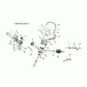 STEERING - HANDLEBAR - S05NK6ES/A-S05NK7CS/A-S05NL7CS/A-S05NK8CS/A-S05NL8CS/A-S05NM8CS/A (4992789278B06)