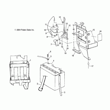 BATTERY BOX - S05NK6ES/A-S05NK7CS/A-S05NL7CS/A-S05NK8CS/A-S05NL8CS/A-S05NM8CS/A (4992789278C01)