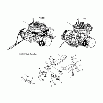 ENGINE MOUNTING - S05NK6ES/A-S05NK7CS/A-S05NL7CS/A-S05NK8CS/A-S05NL8CS/A-S05NM8CS/A (4992789278C07)