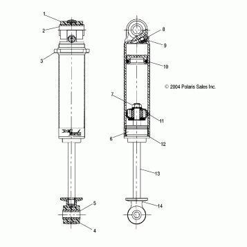 SHOCK (FRONT TRACK) - S05NK6ES/A-S05NK7CS/A-S05NL7CS/A-S05NK8CS/A-S05NL8CS/A-S05NM8CS/A (4992789278C09)