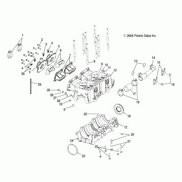 CRANKCASE (700/800) - S05NK7CS/A-S05NL7CS/A-S05NK8CS/A-S05NL8CS/A-S05NM8CS/A (4992789278D05)