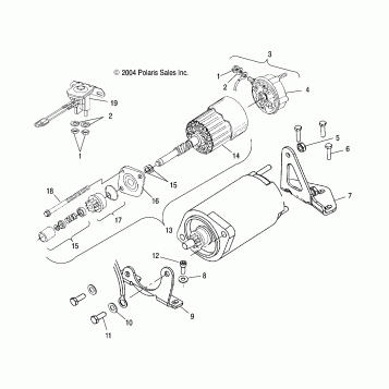 STARTING MOTOR (600) - S05NK6ES/A (4992789278D14)