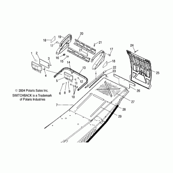 CHASSIS - S05NS6ES/ESA/S05NS8CS/CSA (4992809280A04)