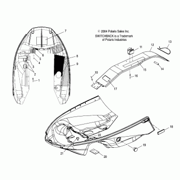 NOSEPAN - S05NS6ES/ESA/S05NS8CS/CSA (4992809280A08)