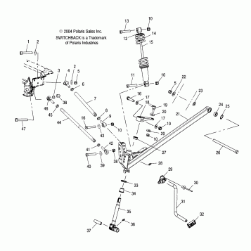 FRONT SUSPENSION - S05NS6ES/ESA/S05NS8CS/CSA (4992809280B01)
