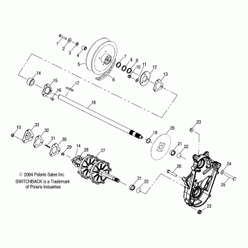 DRIVE TRAIN - S05NS6ES/ESA/S05NS8CS/CSA (4992809280B13)