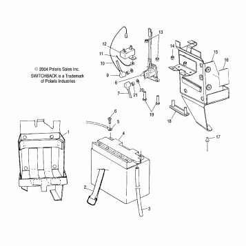 BATTERY BOX - S05NS6ES/ESA/S05NS8CS/CSA (4992809280C09)