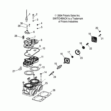 CYLINDER (600) - S05NS6ES/ESA (4992809280C11)