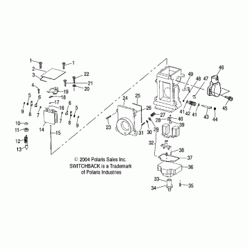 CARBURETOR (600) - S05NS6ES/ESA (4992809280C13)