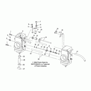 CARBURETOR (600) - S05NS6ES/ESA (4992809280C14)