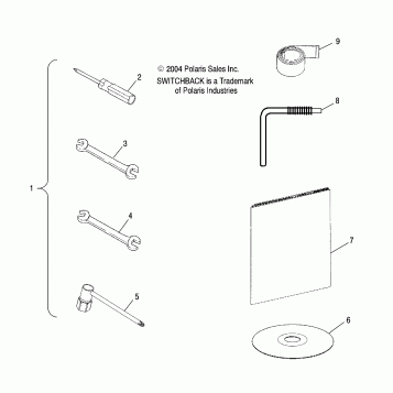 TOOL KIT - S05NS6ES/ESA/S05NS8CS/CSA (4992809280D14)