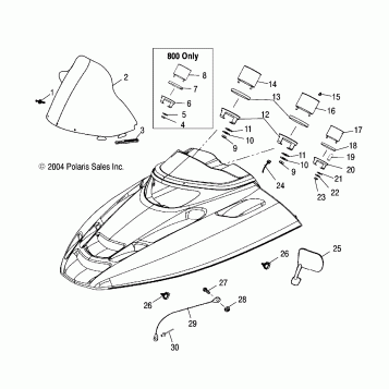 HOOD - S05NT6ESA/6EEA/6ESB/6EEB/8CS/8CE (4992869286A11)