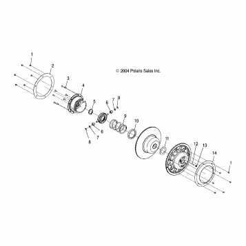 DRIVEN CLUTCH - S05NT6ESA/6EEA/6ESB/6EEB/8CS/8CE (4992869286C01)