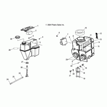 OIL TANK/AIR BOX - S05NT6ESA/6EEA/6ESB/6EEB/8CS/8CE (4992869286C04)