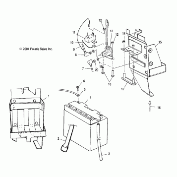 BATTERY BOX - S05NT6ESA/6EEA/6ESB/6EEB/8CS/8CE (4992869286C06)