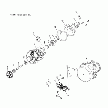 WATER PUMP/OIL PUMP (800) - S05NT8CS/8CE (4992869286D06)