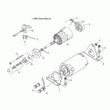 STARTING MOTOR (800) - S05NT8CS/8CE (4992869286D13)