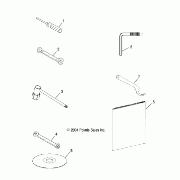 TOOL KIT - S05NT6ESA/6EEA/6ESB/6EEB/8CS/8CE (4992869286D14)