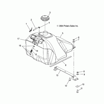 GAS TANK - S05NT7DS/DE (4992889288A07)