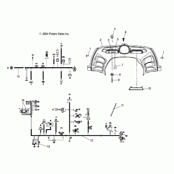 CONSOLE/HARNESS - S05NT7DS/DE (4992889288A14)