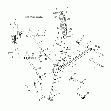 FRONT SUSPENSION - S05NT7DS/DE (4992889288B01)