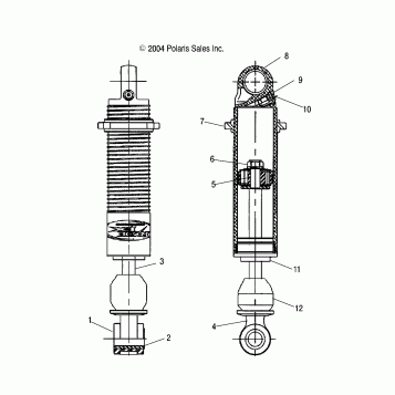 REAR TRACK SHOCK - S05NT7DS/DE (4992889288C02)