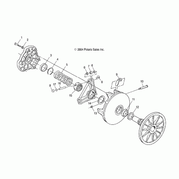 DRIVE CLUTCH - S05NT7DS/DE (4992889288C03)