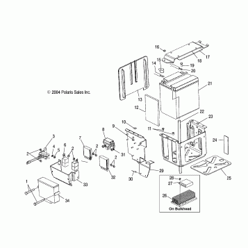 BATTERY BOX/ELECTRICAL - S05NT7DS/DE (4992889288C05)