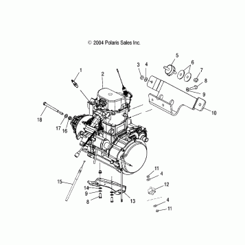 ENGINE MOUNTING - S05NT7DS/DE (4992889288C09)