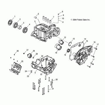 CRANKCASE - S05NT7DS/DE (4992889288C10)
