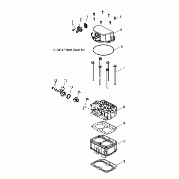 CYLINDER and CYLINDER HEAD - S05NT7DS/DE (4992889288C12)