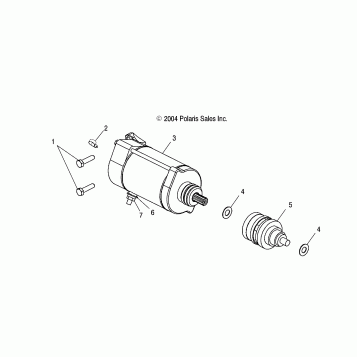 STARTING MOTOR - S05NT7DS/DE (4992889288D04)