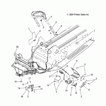CHASSIS, FRONT - S05PL8/PM8/PN8/ALL OPTIONS (4992929292A03)