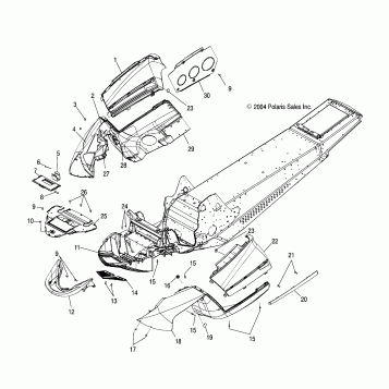 BUMPER and SIDE PANELS - S05PL8/PM8/PN8/ALL OPTIONS (4992929292A07)