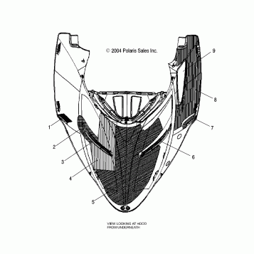 HOOD FOAM/SCREENS/FOIL - S05PL8/PM8/PN8/ALL OPTIONS (4992929292A11)