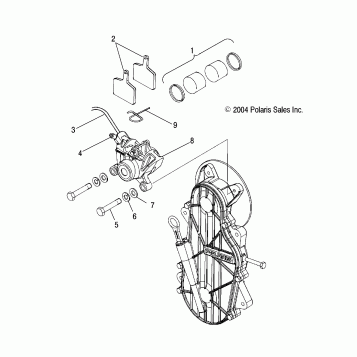 BRAKE CALIPER MOUNTING - S05PL8/PM8/PN8/ALL OPTIONS (4992929292B01)