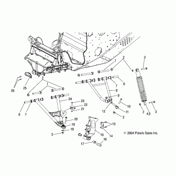 FRONT SUSPENSION - S05PL8/PM8/PN8/ALL OPTIONS (4992929292B03)