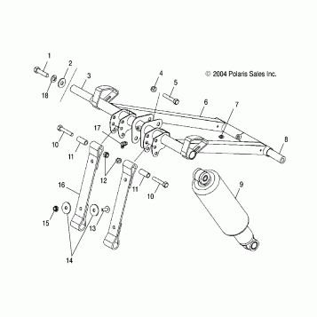 FRONT TORQUE ARM - S05PL8/PM8/PN8/ALL OPTIONS (4992929292B12)