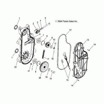CHAINCASE - S05PL8/PM8/PN8/ALL OPTIONS (4992929292C01)