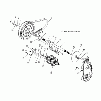 DRIVE TRAIN - S05PL8/PM8/PN8/ALL OPTIONS (4992929292C02)