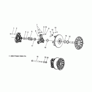 DRIVE CLUTCH - S05PL8/PM8/PN8/ALL OPTIONS (4992929292C03)