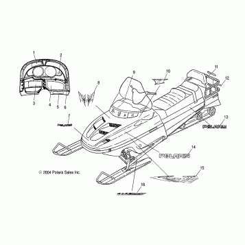 DECALS - S05SU4BS/BE (4992949294A10)