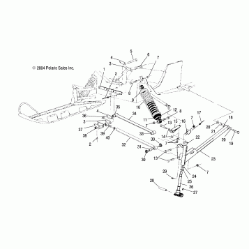FRONT SUSPENSION - S05SU4BS/BE (4992949294A13)